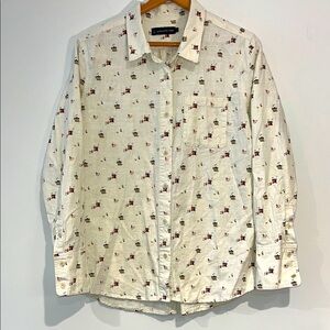 UNITED BY BLUE Hemp Cotton Button Down Long Sleeve Outdoor Tiny House Fishing
